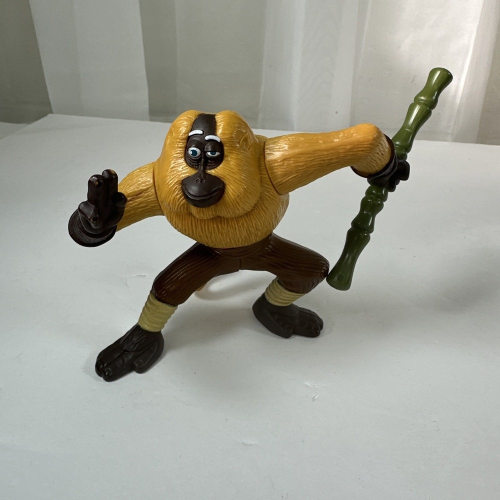 Kung Fu Panda Master Monkey Twirling McDonalds DreamWorks 2008 Happy‎ Meal Toy